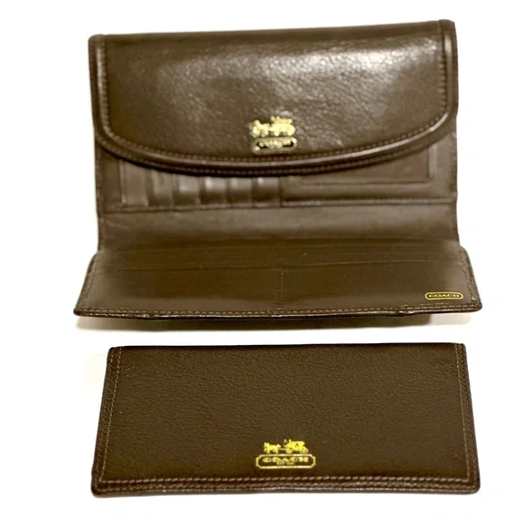 Coach Madison Wallet Brown Leather - Picture 4 of 10